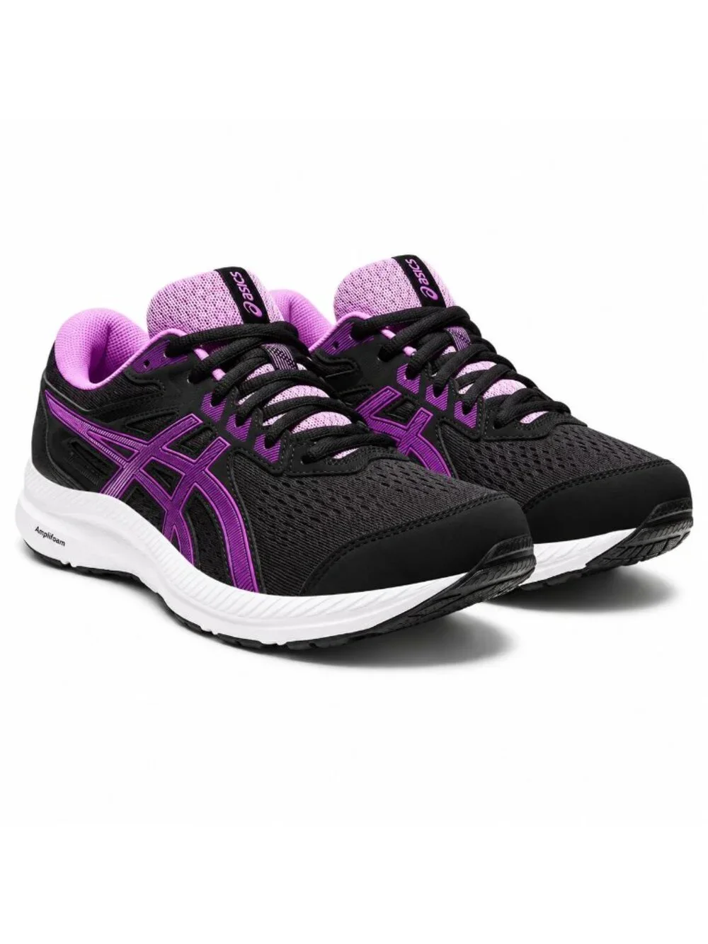 ASICS GEL Contend 8 Supportive Women's Running Shoes Size 10 Black Orchid